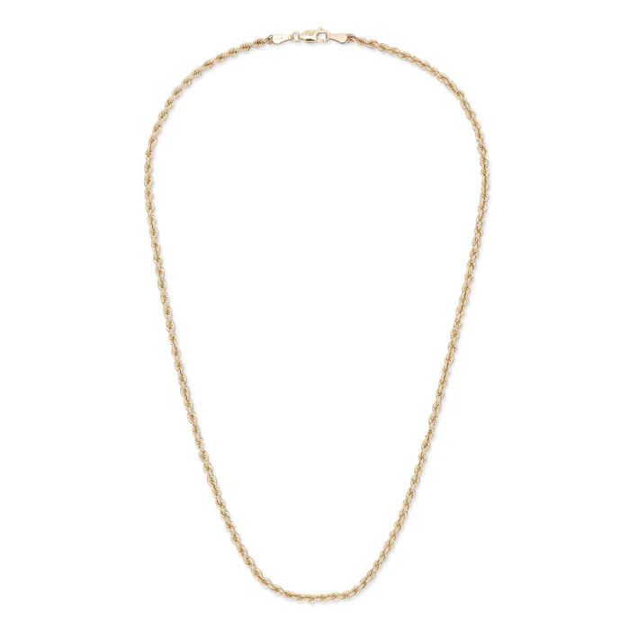 RACHEL LYNN CHICAGO Necklaces 14 Karat Solid Gold 4mm Rope Chain Necklace