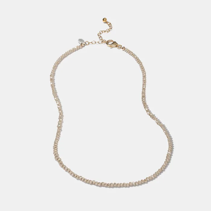 RACHEL LYNN CHICAGO Necklaces 2mm Champagne Quartz Beaded Necklace