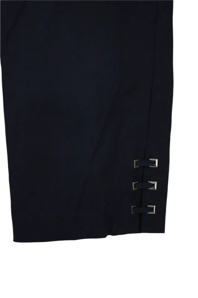 Rafaella Earrings Rafaella Navy Capri Pants 6