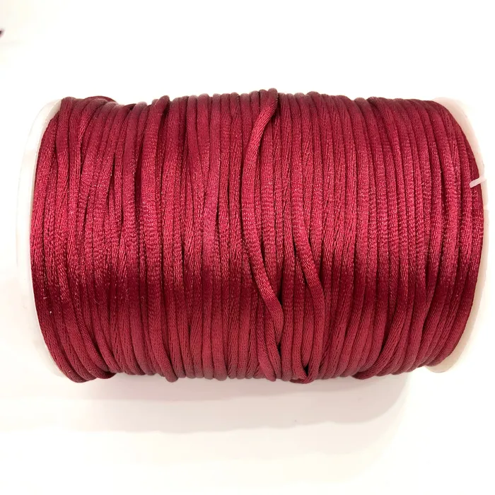 Rattail Cord Kumihimo Cord Satin Silk Cord Satin Nylon Cord Macrame Knotting DIY Beading String Thread Cording 25mm Peppy Beads Earrings