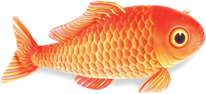 REALPLANET Earrings Real Planet Orange Koi Fish Plush 12