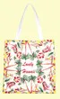 REDWHITEKITCHE Earrings Tote Market Lovely Oahu Cotton 16x16