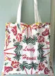 REDWHITEKITCHE Earrings Tote Market Lovely Oahu Cotton 16x16