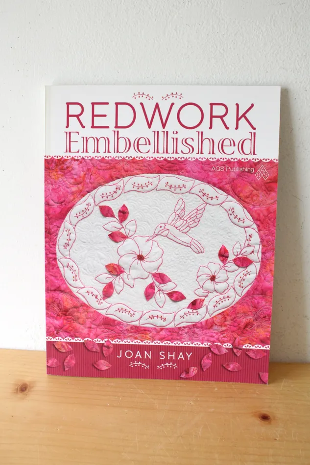 Redwork Embellished Quilting Book By Joan Shay Jubilee Thrift Earrings
