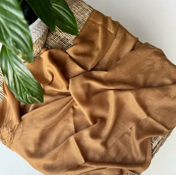 Rich Caramel Scarf ISZI Earrings