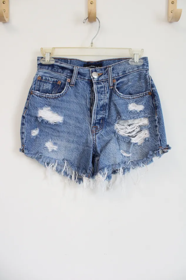 Rings Aeropostale 90s High Rise CutOff Distressed Denim Shorts 00 Aeropostale Rings Aeropostale 90s High Rise CutOff Distressed Denim Shorts 00 Aeropostale