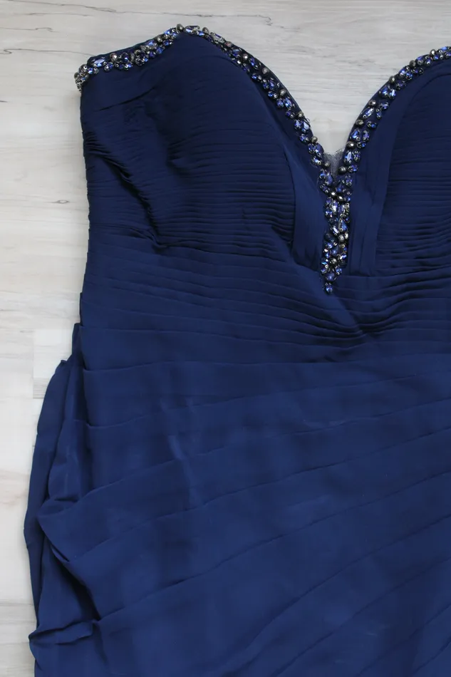 Rings Alyce NEW Alyce Paris Dark Navy Blue Sleeveless Dress 14