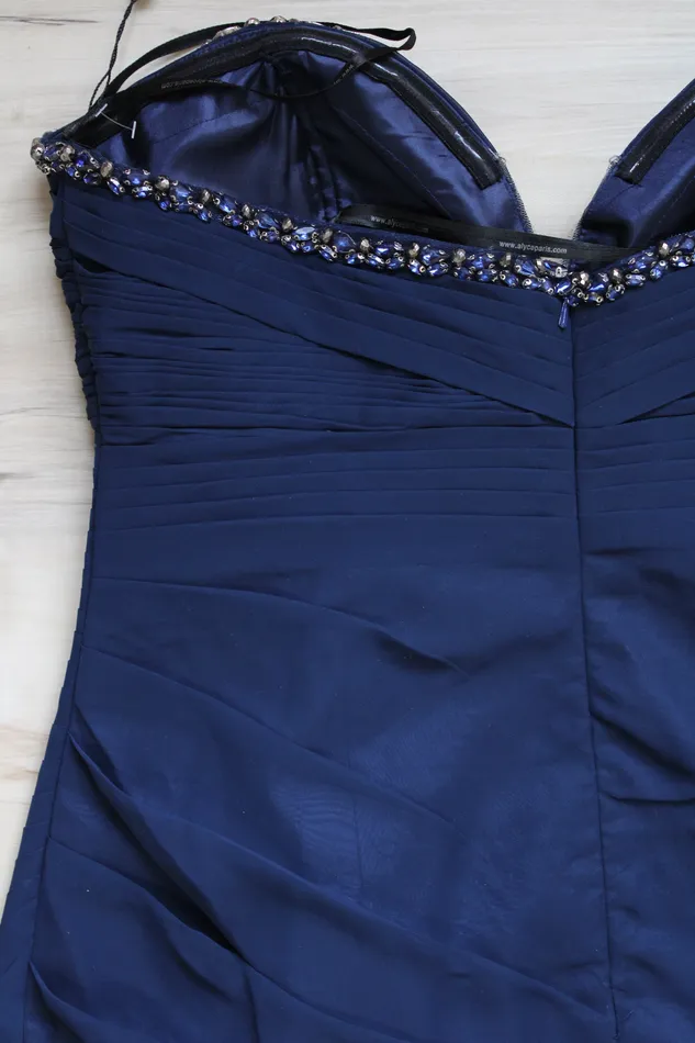 Rings Alyce NEW Alyce Paris Dark Navy Blue Sleeveless Dress 14