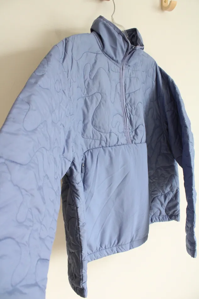 Rings Avia Avia Pastel Blue Quilted 14 Zip Pullover Windbreaker Jacket XL 1618 Rings Avia Avia Pastel Blue Quilted 14 Zip Pullover Windbreaker Jacket XL 1618