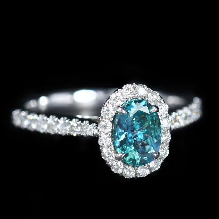Rings BB Diamonds 14K White Gold GIA 089 Carat Alexandrite and Diamond Ring Rings BB Diamonds 14K White Gold GIA 089 Carat Alexandrite and Diamond Ring