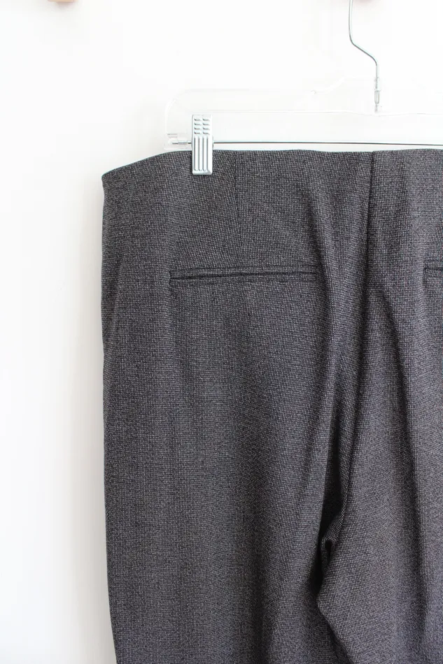 Rings Briggs Black Gray Patterned Trouser Pants 16 Briggs