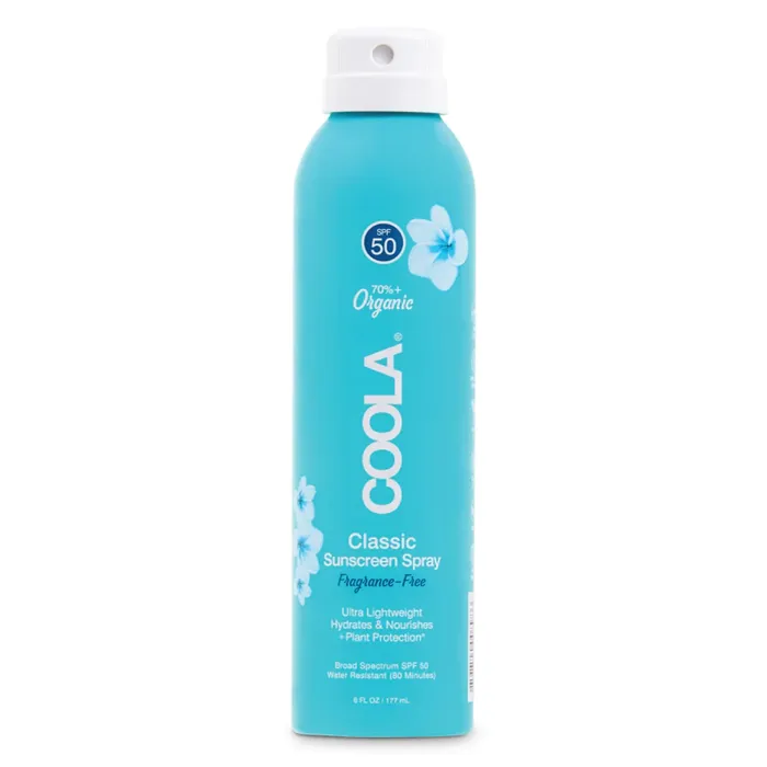 Rings COOLA Coola Classic FragranceFree SPF 50 Body Sunscreen Spray 6oz