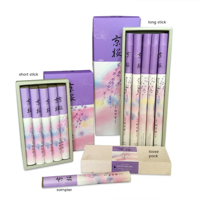 Rings DC Kyozakura Kyoto Cherry Blossom Japanese Incense Sticks