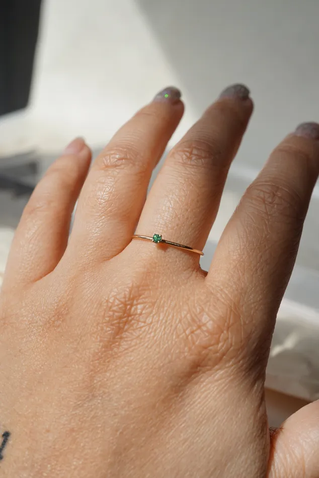 Rings Foe Dear Birthstone Ring madetoorder