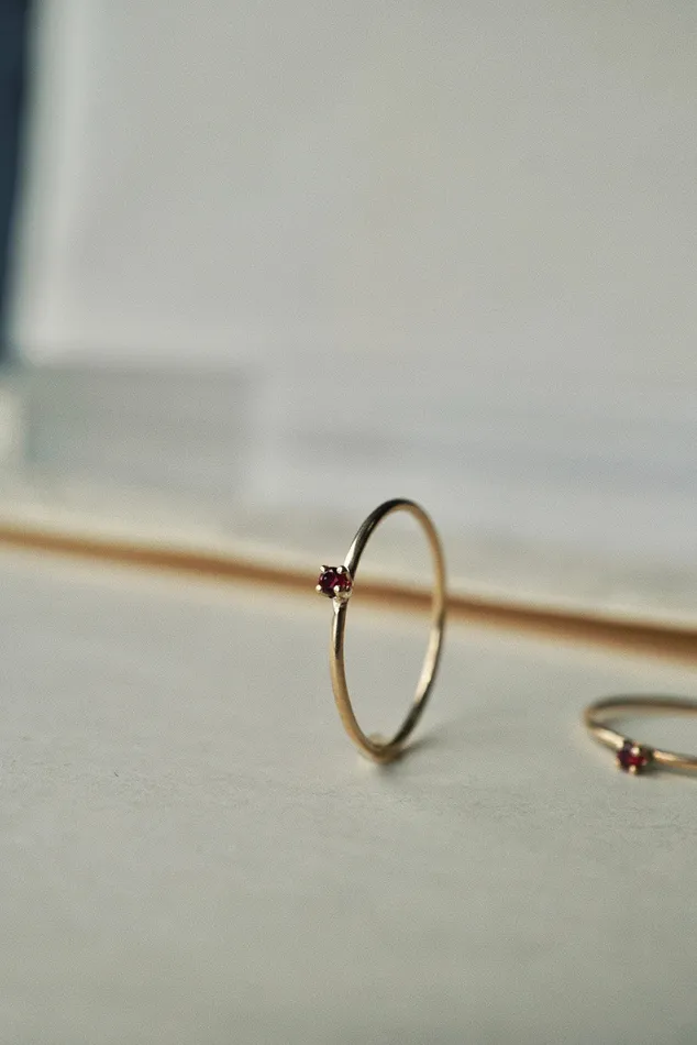 Rings Foe Dear Birthstone Ring madetoorder