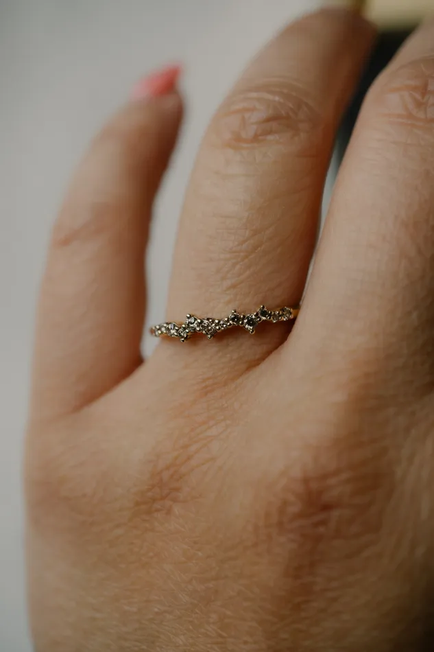 Rings Foe Dear Evelyn Ring Champagne Diamonds