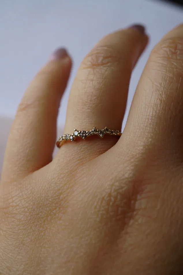 Rings Foe Dear Evelyn Ring Champagne Diamonds