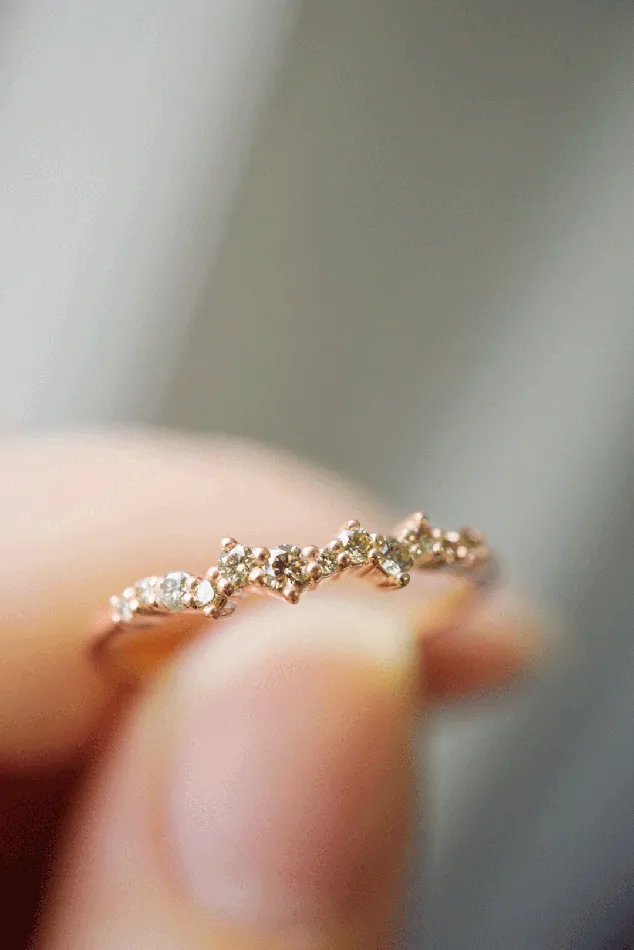 Rings Foe Dear Evelyn Ring Champagne Diamonds