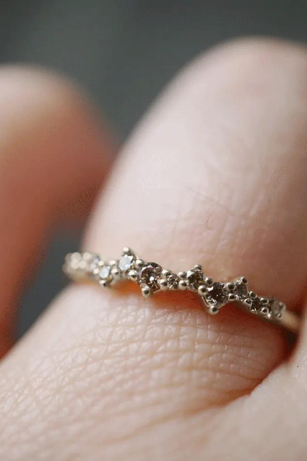 Rings Foe Dear Evelyn Ring Champagne Diamonds