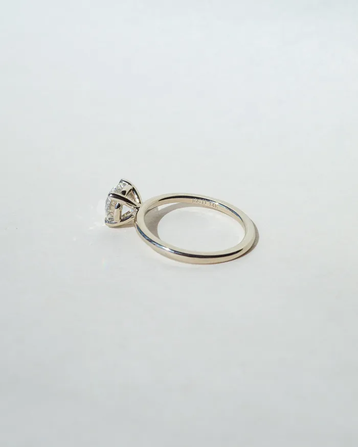 Rings Foe Dear Only One Ring White LabGrown Diamond madetoorder