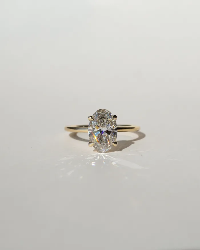 Rings Foe Dear Only One Ring White LabGrown Diamond madetoorder
