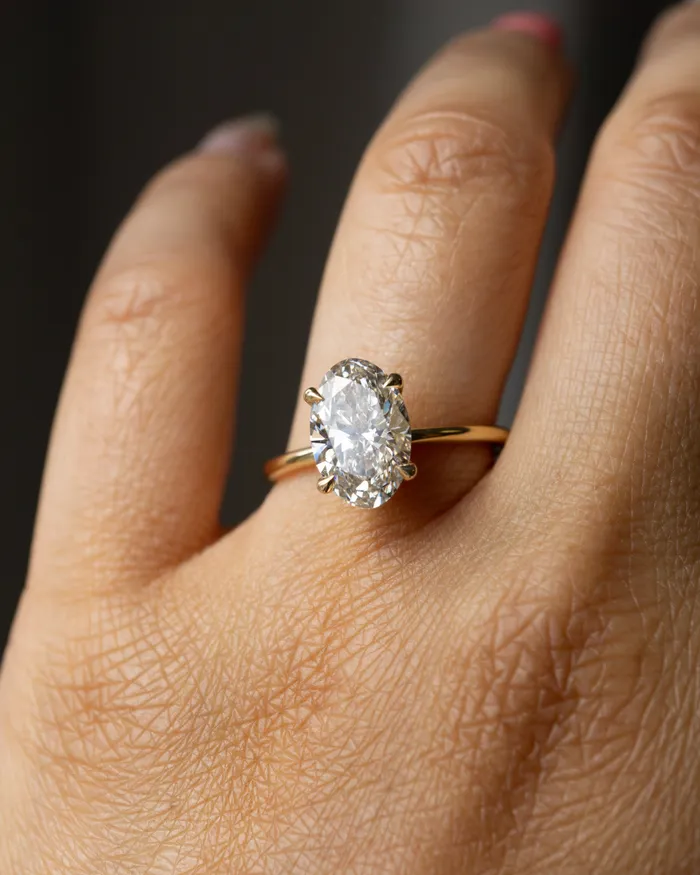 Rings Foe Dear Only One Ring White LabGrown Diamond madetoorder