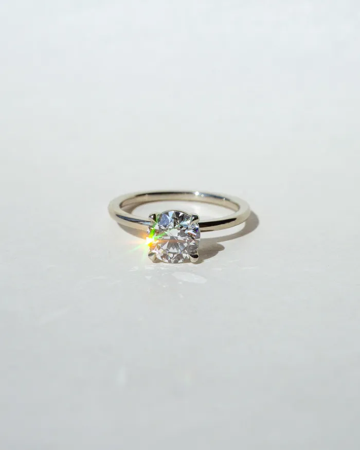 Rings Foe Dear Only One Ring White LabGrown Diamond madetoorder