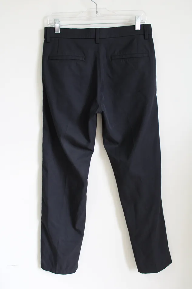 Rings Haggar H26 Black Taper Dress Pant 30X30 Haggar