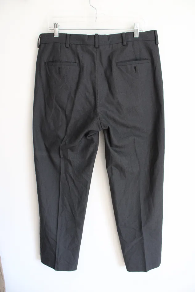 Rings Haggar Haggar Black White Patterned Dress Pant 34X30