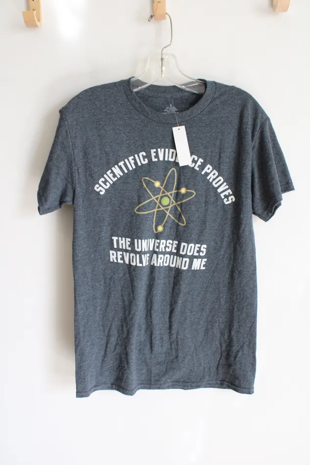 Rings Jubilee Thrift NEW Gray Revolve Around Me Graphic Tee S
