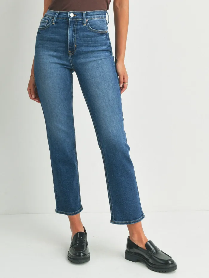 Rings Just Panmaco Just Black Denim Classic Straight Jean