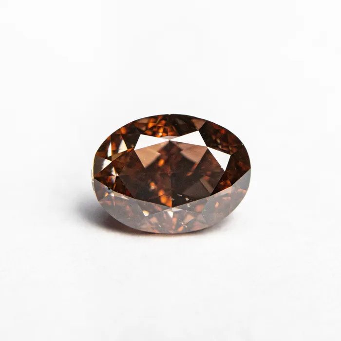 Rings Misfit Diamonds Fancy BrownPink Brilliant Diamond 150ct Oval