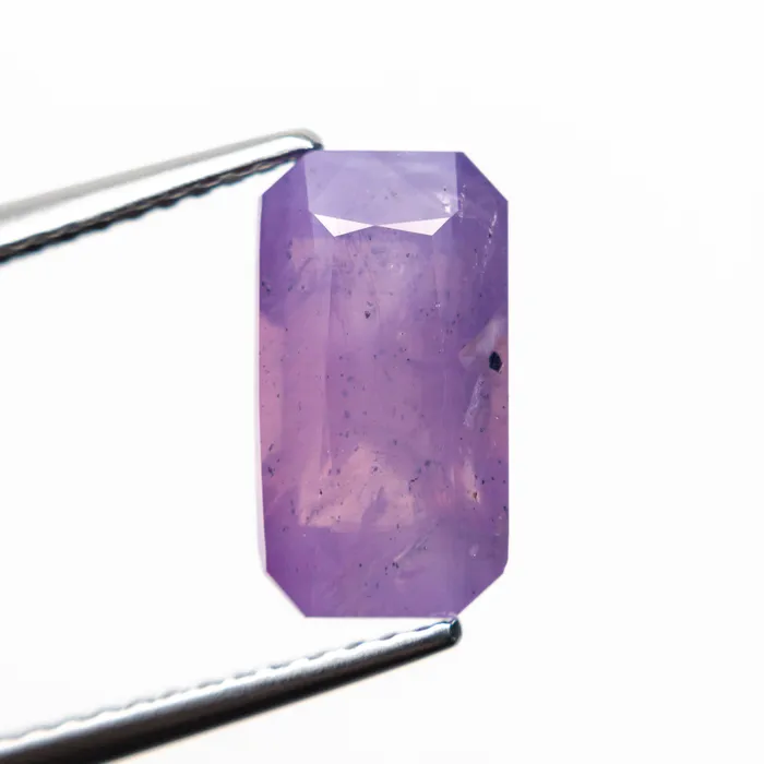 Rings Misfit Gems Pink Brilliant Sapphire 401ct Cut Corner Rectangle