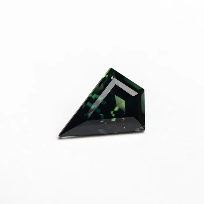 Rings Misfit Gems TealGreen Step Cut Sapphire 105ct Kite