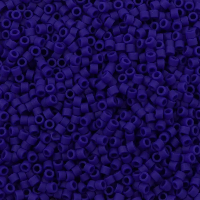 Rings Peppy Beads DB0756 Opaque Royal Blue Matted Miyuki Delica 110