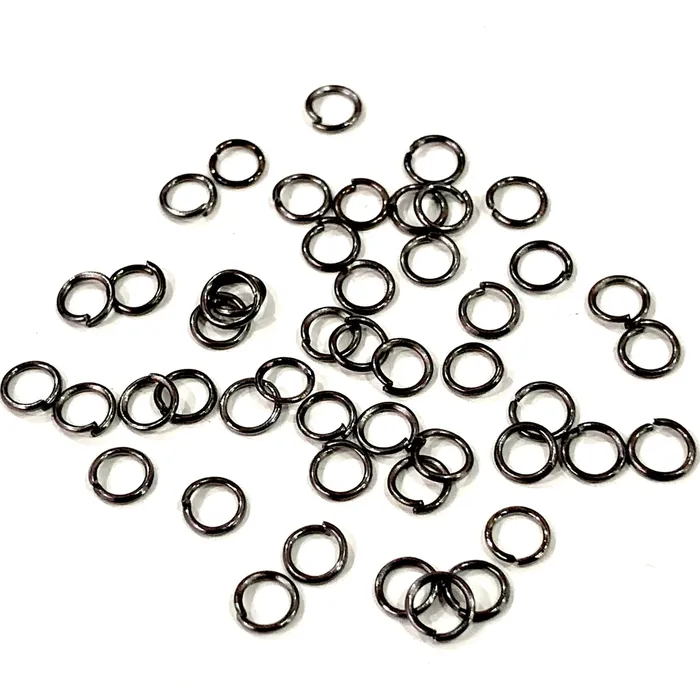 Rings Peppy Beads Gunmetal Plated Jump Rings 4mm Extra Fine Jump Rings Gunmetal Plated Open Jump Rings Rings Peppy Beads Gunmetal Plated Jump Rings 4mm Extra Fine Jump Rings Gunmetal Plated Open Jump Rings