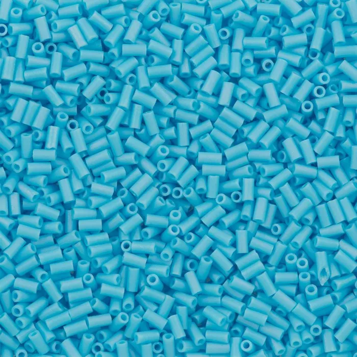 Rings Peppy Beads Miyuki Bugles size 3mm 0413FR Matte Opaque Turquoise Blue AB 10 grams Rings Peppy Beads Miyuki Bugles size 3mm 0413FR Matte Opaque Turquoise Blue AB 10 grams