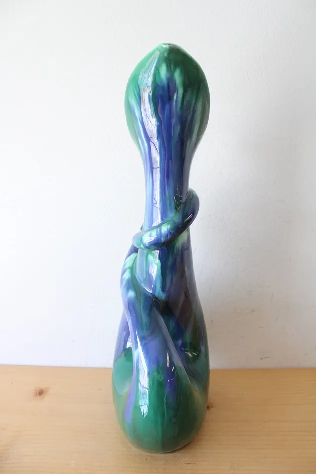 Rings Royal Haeger Royal Haeger 483 Blue Green Cobra Vase