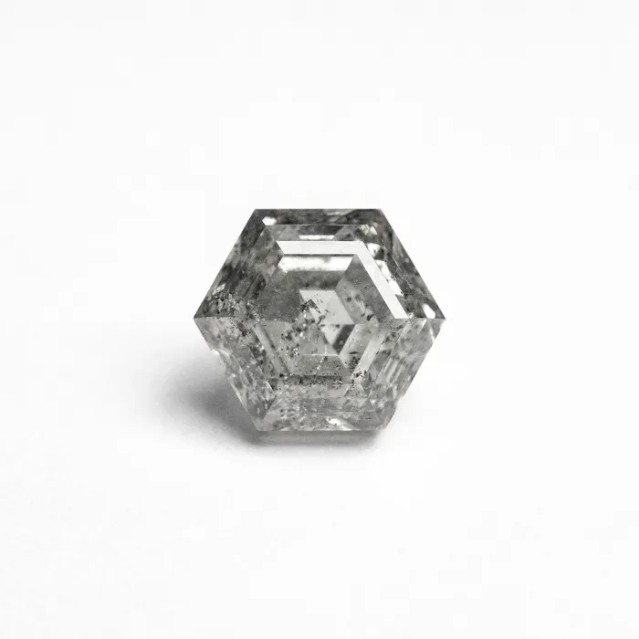 Rings Salt and Pepper Step Cut Diamond 117ct Hexagon Misfit Diamonds Rings Salt and Pepper Step Cut Diamond 117ct Hexagon Misfit Diamonds