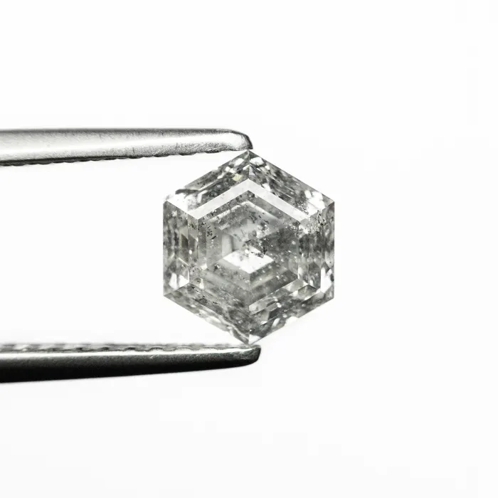 Rings Salt and Pepper Step Cut Diamond 117ct Hexagon Misfit Diamonds