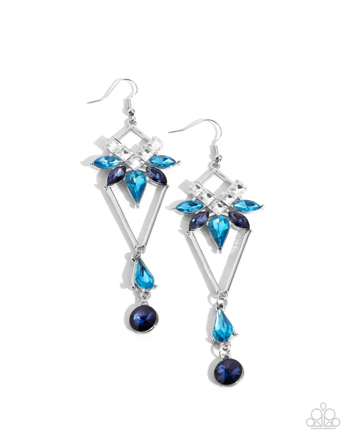 Rings ShoulderDusting Shimmer Blue Paparazzi Accessories