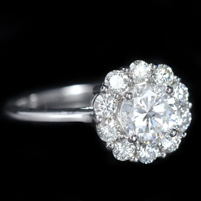 Rings Stuller 14K White Gold 089 Carat Diamond Engagement Ring