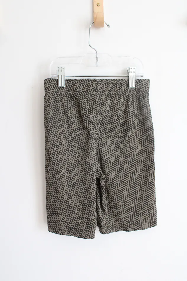Rings Under Armour Black Green Patterned Athletic Shorts Youth 7 Under Armour