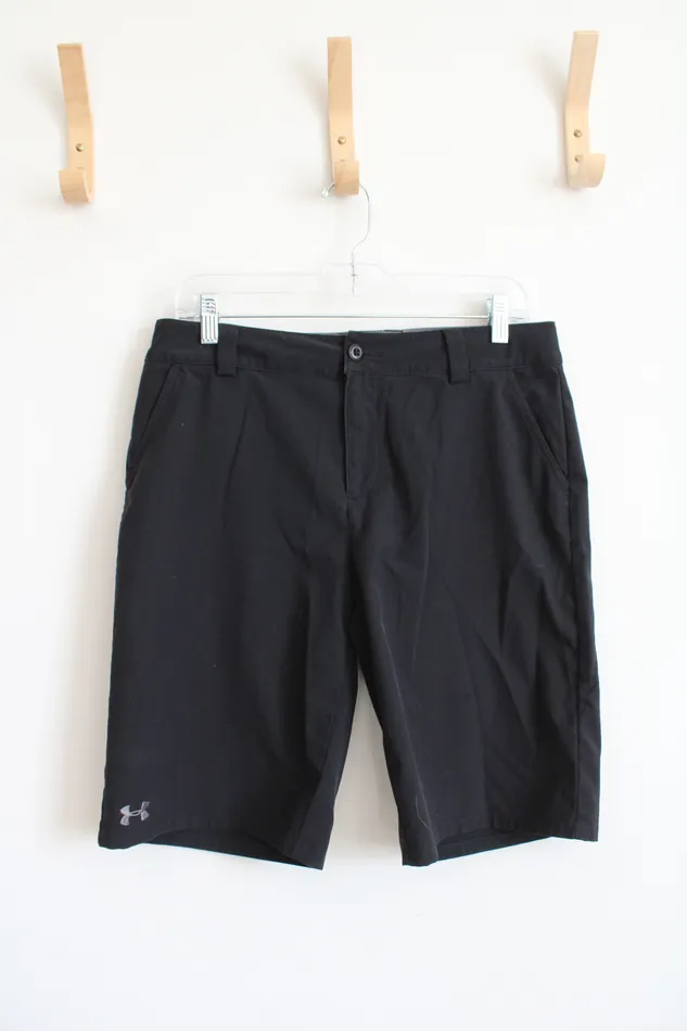 Rings Under Armour Under Armour Black Shorts Youth XL