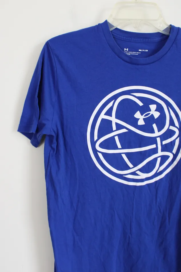 Rings Under Armour Under Armour Cobalt Blue Basketball Tee S