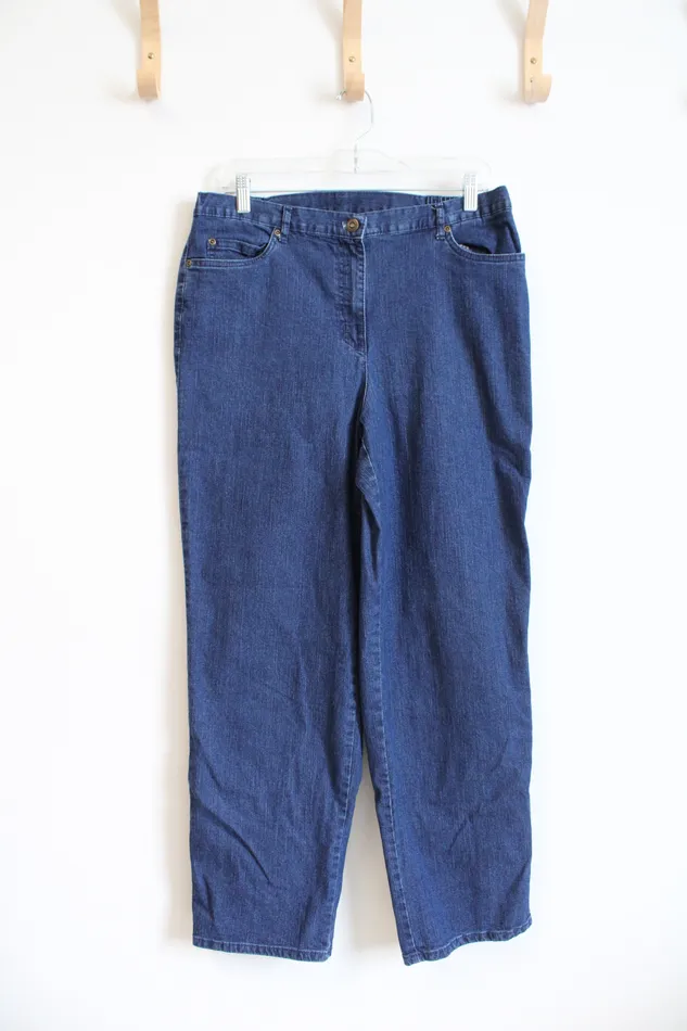 Ruby Rd Dark Wash Jeans 12 Ruby Rd Earrings