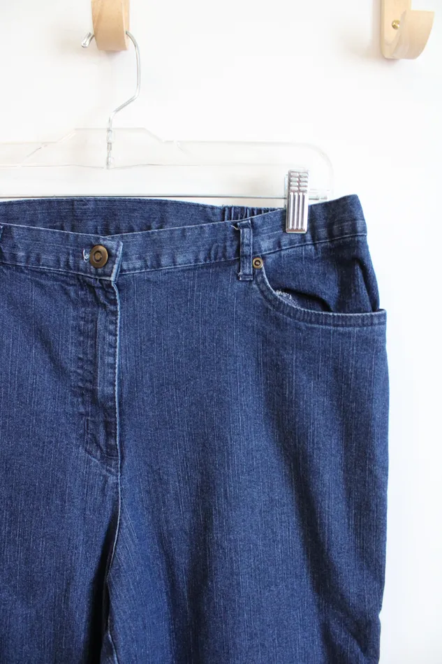 Ruby Rd Dark Wash Jeans 12 Ruby Rd Earrings