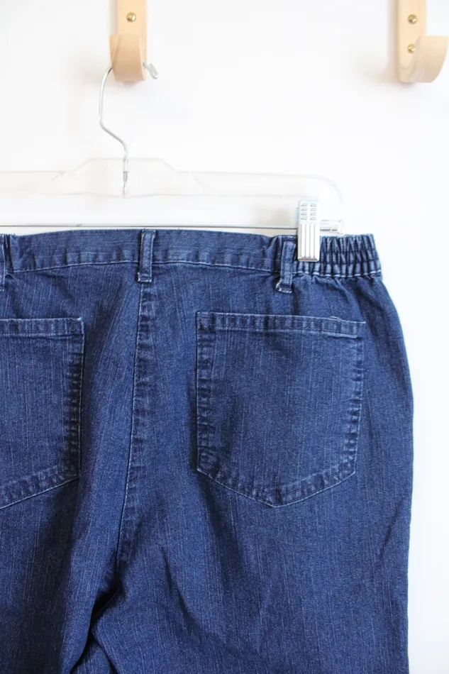 Ruby Rd Dark Wash Jeans 12 Ruby Rd Earrings