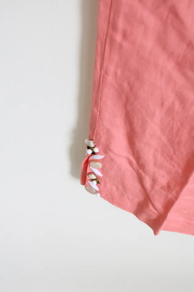 Ruby Rd Pink Linen Blend Capri 10 Ruby Rd Earrings