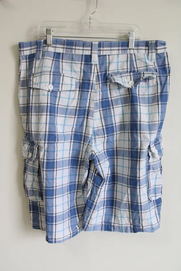 Rusty Rocks Blue Plaid Shorts 36 Rusty Rocks Rings